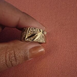 Swarovski Emblema Gold Tone Ring